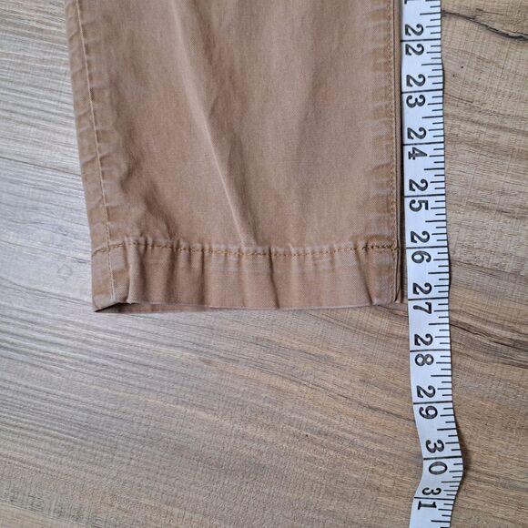 American Eagle Mens Khaki Slim Straight Leg Pants Size 30x27 Flex Chino Uniform - Picture 10 of 11